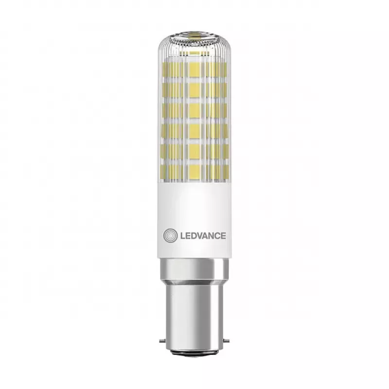 OSRAM LED SPECIAL T 6.5W 827 Clear B15d Tubular LED Lamp, 806 lm, 2700 K, Warm White, Non-Dimmable, Pack of 2