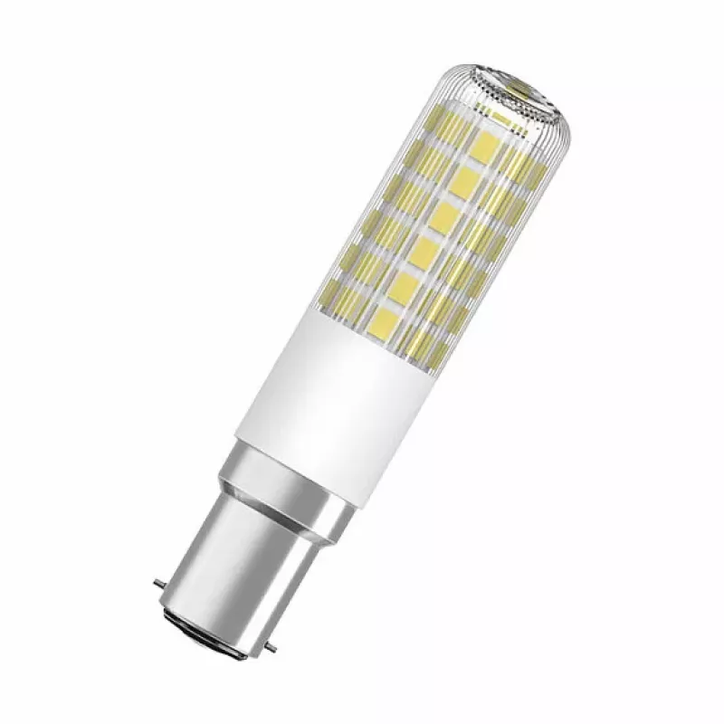 OSRAM LED SPECIAL T 6.5W 827 Clear B15d Tubular LED Lamp, 806 lm, 2700 K, Warm White, Non-Dimmable, Pack of 2