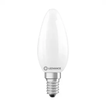 Osram LED Classic B 40 Filament P 3.4W 827 Frosted E14 LED Lamp, Candle Shape, Warm White