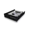 ICY BOX IB-2217ASTS Mobile Storage Rack - 2.5 inch (6.4 cm) to 3.5 inch (8.9 cm) - Black