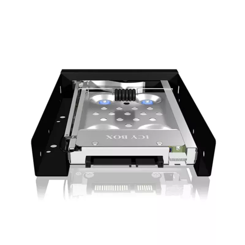ICY BOX IB-2217ASTS Mobile Storage Rack - 2.5 inch (6.4 cm) to 3.5 inch (8.9 cm) - Black