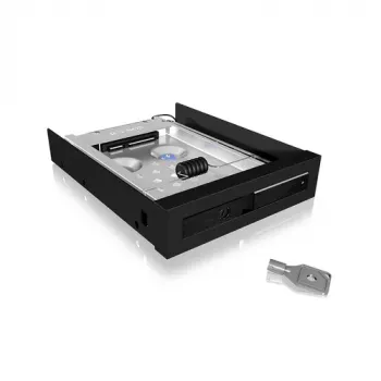 ICY BOX IB-2217ASTS Mobile Storage Rack - 2.5 inch (6.4 cm) to 3.5 inch (8.9 cm) - Black
