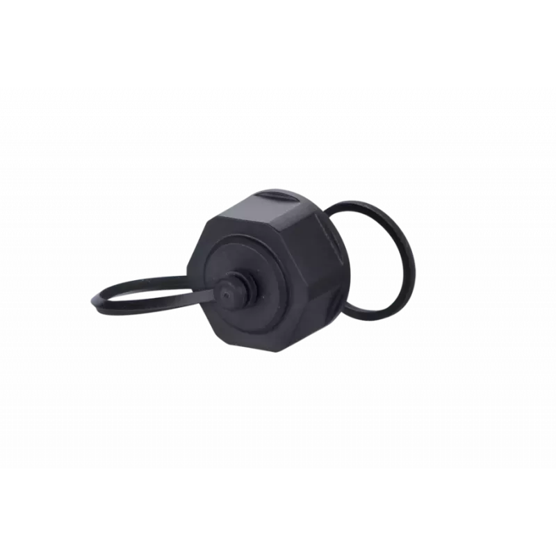 METZ CONNECT BTR E-DAT Industry IP67 V1 Bulkhead Protective Cap for Flange Housing, Grey