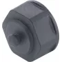 METZ CONNECT BTR E-DAT Industry IP67 V1 Bulkhead Protective Cap for Flange Housing, Grey