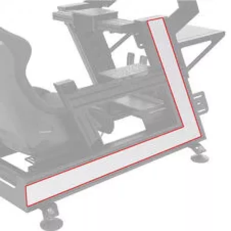 TrackTime Series One Cover Transparent Protective Cover for Series One Sim Racing Rig
