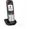 Gigaset EASY 500HX Analog/DECT Landline Phone Caller ID Black, Silver