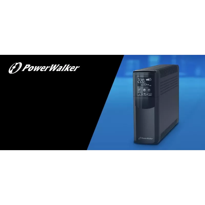POWER WALKER UPS PowerWalker VI 600 CSW FR Line-Interactive 600 VA 360 W 2 Outlets