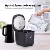 Lauben Glass Water Filter Jug 32GW, 3.2L, Borosilicate Glass, BPA-Free, Electronic Filter Life Indicator, Transparent/Black
