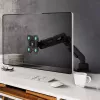 ONKRON G90-B Single Monitor Desk Mount for 13-34 inch Screens, up to 10 kg, Black