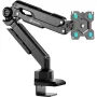 ONKRON G90-B Single Monitor Desk Mount for 13-34 inch Screens, up to 10 kg, Black