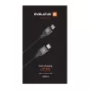 Evelatus USB-C to USB-C Cable 1.2m 60W PD Braided Nylon White