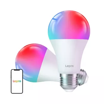 LEPRO B2-2 E27 Wi-Fi LED Bulb, 1100 lm, 2-pack