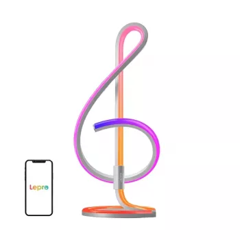 LEPRO TB2 RGB Desk Lamp with Music Sync, Wi-Fi, Voice Control