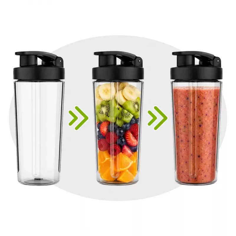 Westinghouse Avanti Cordless Personal Blender WKBEA03 - Black with Silver Accents