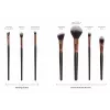 RIO BRST-EU/2.4 Professional Cosmetic Brush Collection - 24-Piece Set with Faux Leather Case