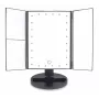 RIO MMFD-EU/1,6 24 LED Touch Dimmable Makeup Mirror, Black
