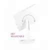 RIO MMFS-EU-L/1,6 Full Size Folding Mirror, White
