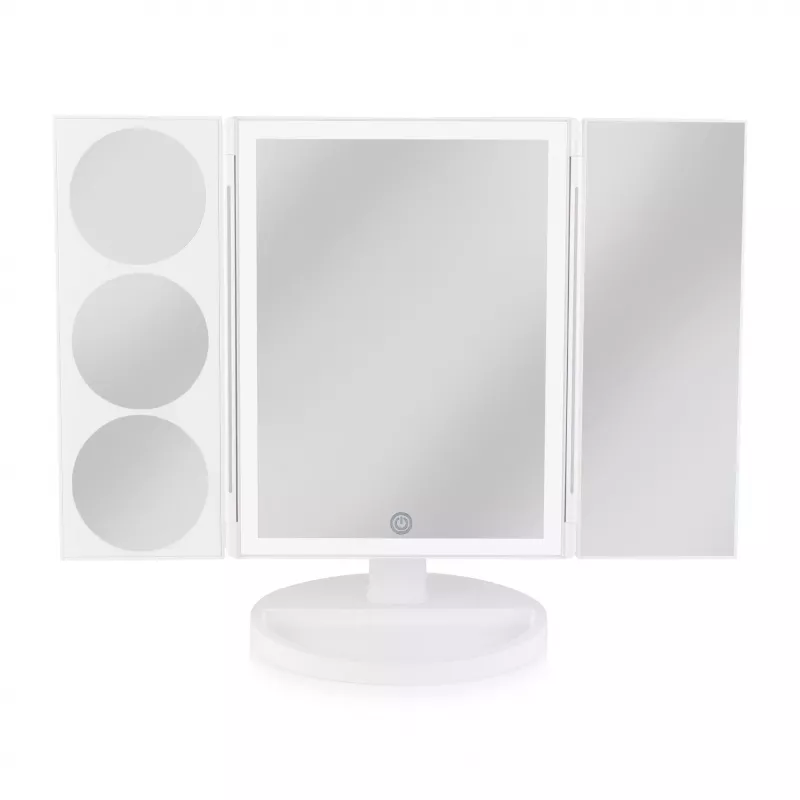 RIO MMFS-EU-L/1,6 Full Size Folding Mirror, White