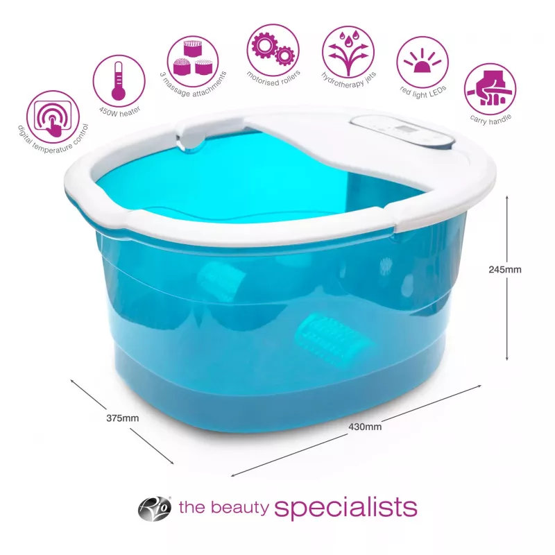 RIO FTBH7-EU/1,2 Multifunctional Foot Bath Spa And Massager