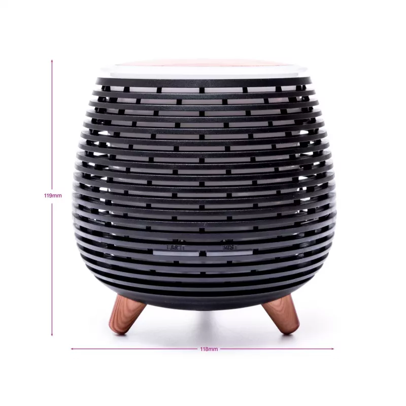 RIO DHOZ-EU/1.5 ZOEY Aroma Oil Diffuser - Ultrasonic, 150ml, White/Frosted