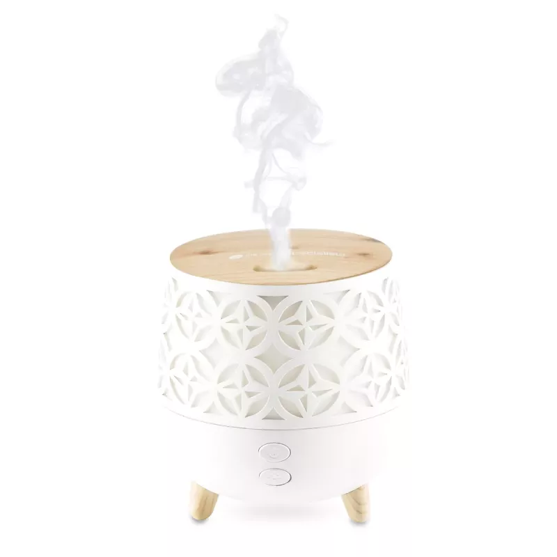RIO DHTA-EU/1,2 TALIA Ultrasonic Aroma Oil Diffuser, 100ml, White with Wood Grain Base