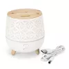 RIO DHTA-EU/1,2 TALIA Ultrasonic Aroma Oil Diffuser, 100ml, White with Wood Grain Base