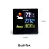 Bodi-Tek BT-HGWS-EU/1,2 Digital Weather Station with Wireless Outdoor Sensor, LCD Display, Weather Forecast, Moon Phase, Alarm, Backlight