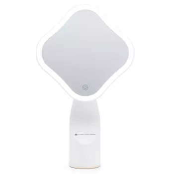 RIO MMIF-EU/1.1 Dressing Table Makeup Mirror with 5x Magnification and LED Lighting, Polished Chrome