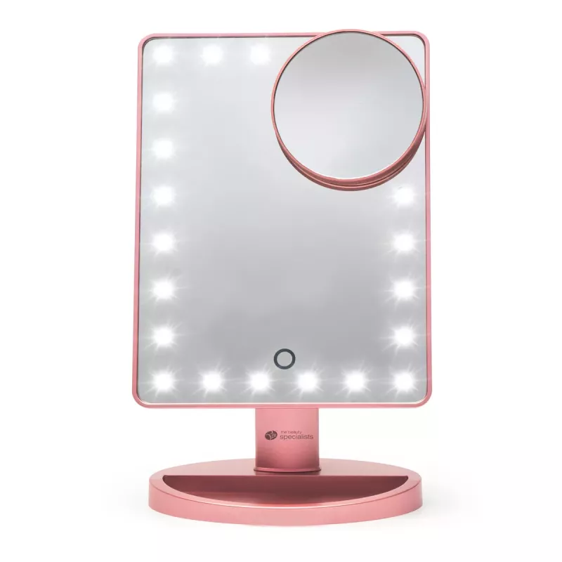 Rio MMSP-RG-EU/1,2 24 LED Touch Dimmable Makeup Mirror, Rose Gold