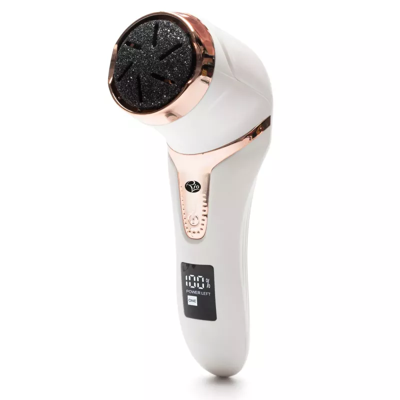 RIO PEDI5-EU/1.1 Go Smooth Electric Foot File With Vacuum Action, White