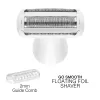 Rio SHTR-EU/1.3 Go Smooth 4-In-1 Lady Shaver & Bikini Trimmer, White