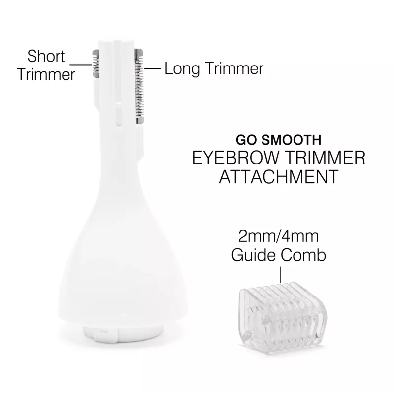 Rio SHTR-EU/1.3 Go Smooth 4-In-1 Lady Shaver & Bikini Trimmer, White