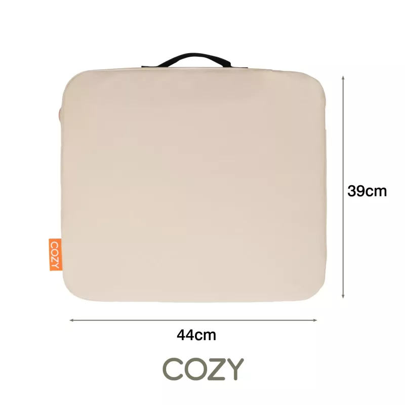 Bodi-Tek BT-CSOH-XX-EU/1.2 COZY Cordless Heated Seat Pad 39 x 44cm, Beige