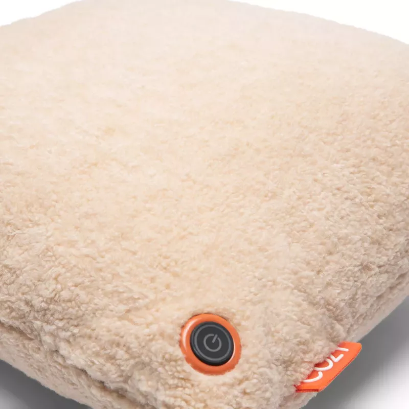 Bodi-Tek BT-CSHT2-W-BG-PB10 COZY Una Heated Comfort Cushion 45 x 45cm, Beige