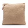 Bodi-Tek BT-CSHT2-W-LC-PB10 COZY Una Heated Comfort Cushion 45 x 45cm, Light Chocolate