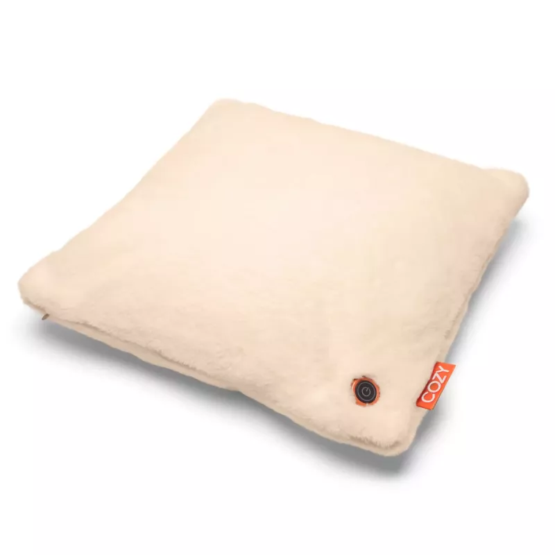 Bodi-Tek BT-CSHT2-F-BG-PB10 COZY Una Heated Comfort Cushion & Power Bank 10000 mAh, Beige