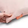 Bodi-Tek BT-CSHT2-V-LP-PB10 COZY Una Heated Comfort Cushion 45 x 45cm, Light Pink Velvet