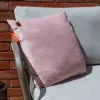 Bodi-Tek BT-CSHT2-V-LP-PB10 COZY Una Heated Comfort Cushion 45 x 45cm, Light Pink Velvet