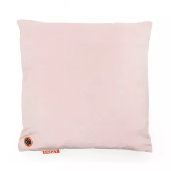 Bodi-Tek BT-CSHT2-V-LP-PB10 COZY Una Heated Comfort Cushion 45 x 45cm, Light Pink Velvet