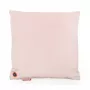 Bodi-Tek BT-CSHT2-V-LP-PB10 COZY Una Heated Comfort Cushion 45 x 45cm, Light Pink Velvet