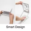 RIO MMAW-EU/1,0 Home and Away Dressing Table Make Up Mirror - Dual Sided LED Illuminated, 1x/5x Magnification, Foldable, White