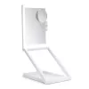 RIO MMAW-EU/1,0 Home and Away Dressing Table Make Up Mirror - Dual Sided LED Illuminated, 1x/5x Magnification, Foldable, White