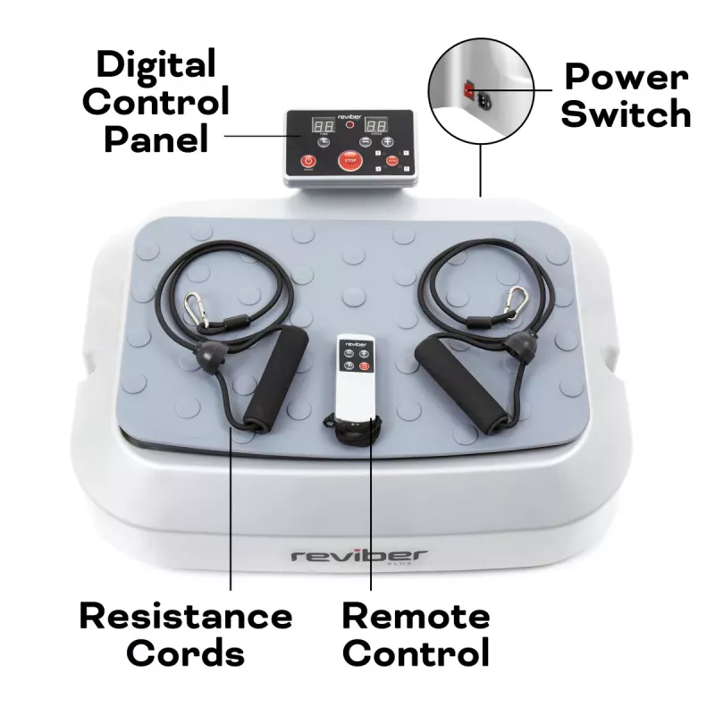 Reviber RV-VIPL/ER-02 Plus Oscillating Vibration Plate Exerciser ER02