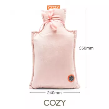 Bodi-Tek BT-WBHT-EU/1.0 COZY Rechargeable Hot Water Bottle - Grey