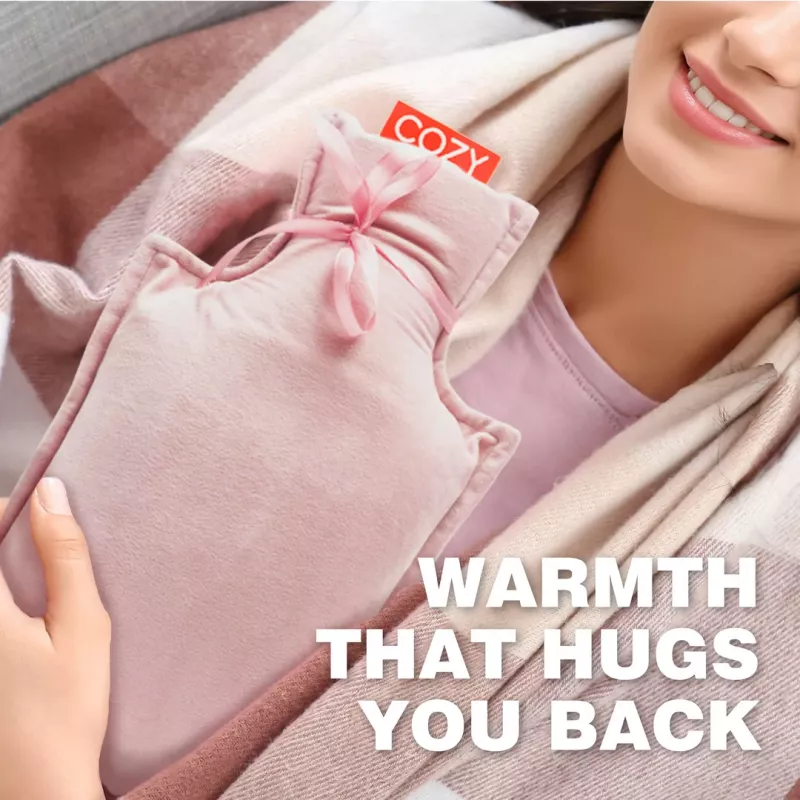 Bodi-Tek BT-WBHT-EU/1.0 COZY Rechargeable Hot Water Bottle - Grey