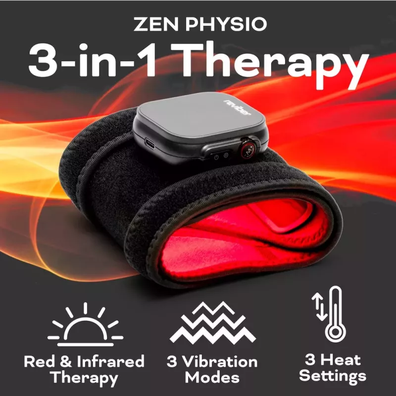 Reviber RV-MATP-EU Infrared Light Therapy Pad - 660nm & 850nm, 120 LEDs, Flexible Neoprene