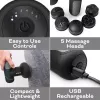 Reviber RV-MABS-EU/1,0 Shiatsu Muscle Massager with Infrared Heat, 8 Nodes, 3 Speeds, Black