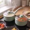 Progress BW14255G Neutrals 5 Piece Pan Set – Forged Aluminium, Stone Effect Non-Stick, Induction Compatible