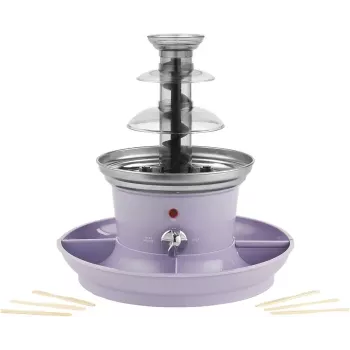 Giles & Posner EK3428GSPPVDE 3-Tier Chocolate Fountain 300g Capacity 70W Black/Silver