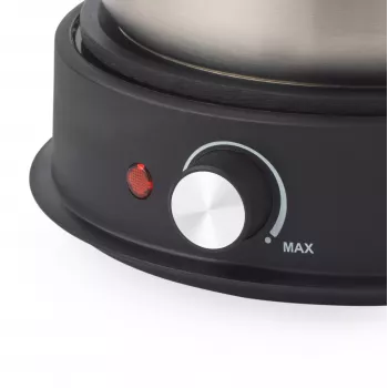 Progress EK6675PVDE Electric Fondue Maker 1500W 1.5L Stainless Steel Pot 8 Forks Black/Silver